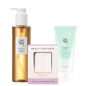 Beauty of Joseon Deep Double Cleansing Duo With BeautyFeatures Cleansing Mitts