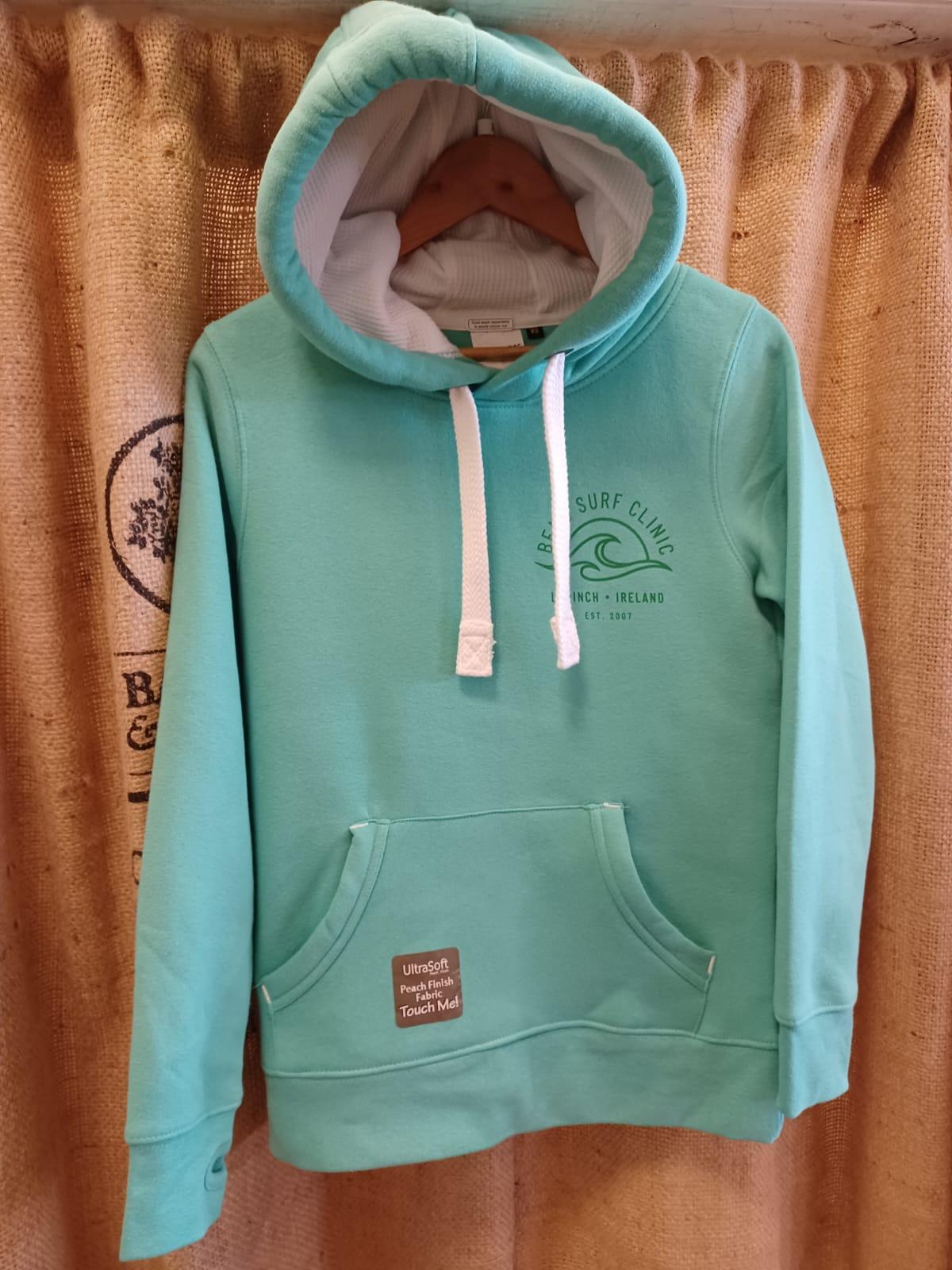 Mint green store hoodie women's