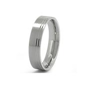 GWR2032 Gents 5mm Brushed Palladium/Platinum Wedding Ring - palladium-500 / 5mm / large-r-z image