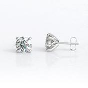 2.00ct Tulip Style Lab Grown Diamond Stud Earrings BER222-L - 18ct-yellow-gold