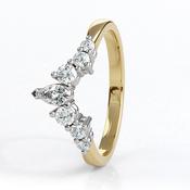 0.50ct Yellow Gold Pear Cut Ladies Wedding Ring SB3355 - 18ct-yellow-gold /  / lab-grown