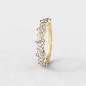 0.60ct Stylish Ladies Diamond Wedding Ring SB3700 - 18ct-white-gold /  / earth-grown