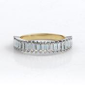 0.80ct Baguette Cut Ladies Ring SB2177 - platinum /  / lab-grown