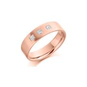 Bespoke Gents Rose Gold Diamond Wedding Band GDW003 -  / 9ct-rose-gold image