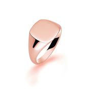 Gents Signet Rose Gold Wedding Ring SIG005 -  / 9ct-rose-gold image