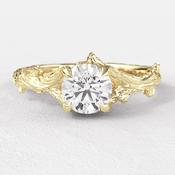 0.40ct Irish Oak Style Diamond Engagement Ring SR1101 - 18ct-rose-gold / 