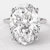 4.04ct Oval Cut Solitaire Diamond Ring SR2016 - 18ct-yellow-gold /  image