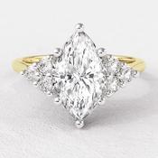 1.12ct Marquise Cut Stepping Stone Diamond Ring PR1094 - 18ct-rose-gold / 