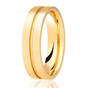GWR2085 Gents 6mm Centre Line Yellow Gold Wedding Ring -  / 6mm / 18ct-yellow-gold image