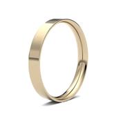 3mm Flat Court Yellow Gold Men's Wedding Ring GWR1034 - 9ct-yellow-gold / medium-size-f-q image