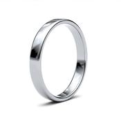 3mm Slight Court Palladium/Platinum Men's Wedding Ring GWR1026 - 14ct-white-gold / large-r-z image