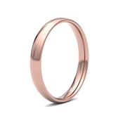 3mm Traditional Court Rose Gold Men's Wedding Ring GWR1020 - 18ct-rose-gold /  image