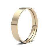 4mm Flat Court Yellow Gold Men's Wedding Ring GWR1002 - 14ct-yellow-gold / medium-size-f-q image