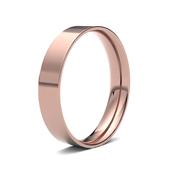 4mm Flat Court Rose Gold Men's Wedding Ring GWR1003 - 9ct-rose-gold /  image