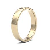 4mm Slight Court Yellow Gold Men's Wedding Ring GWR1005 - 9ct-yellow-gold / medium-size-f-q image