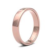 4mm Slight Court Rose Gold Men's Wedding Ring GWR1006 - 18ct-rose-gold /  image