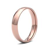 4mm D-Shape Court Rose Gold Men's Wedding Ring GWR1009 - 18ct-rose-gold /  image