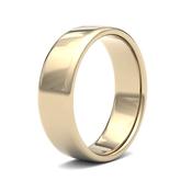 6mm Slight Court Yellow Gold Gents Wedding Band GWR1023 - 9ct-yellow-gold / large-r-z image