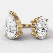 2.40ct Toi Et Moi Oval and Pear 2 Stone Diamond Ring TR13973 - 18ct-white-gold /  image