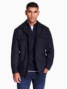 Wool Overshirt - Navy - M