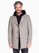Wool Coat - Grey - 40R