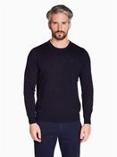 Cotton Cashmere Sweater - Navy - L image