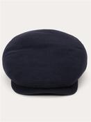 Wool Cashmere Driver Cap - Navy - L image
