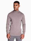 Merino Turtle Neck - Stone - M image