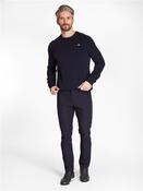 Casual Cotton Crew Neck Jumper - Navy - L