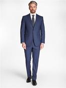 Plain Wool Mix 2 Piece Suit - Blue - 40R image