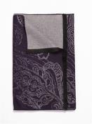 Paisley Double Face Scarf - Navy image