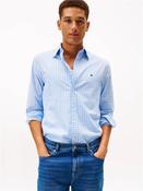 Tattersall Poplin Shirt - Blue - S image