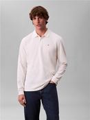 Long Sleeve Pique Polo - Stone - S image