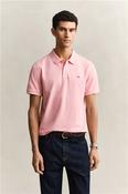 Regular Shield Pique Polo - Pink - M image