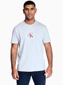 Word Circle Graphic T-Shirt - Blue - XS