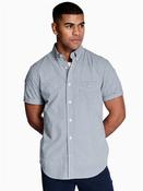 Regular Classic Poplin Gingham Shirt - Blue - L