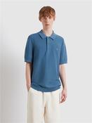 Thornley Knitted Polo - Blue - S image
