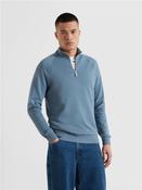 Jim Quarter Zip Sweat - Blue - XL