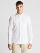 Linen Shirt - White - 15.5