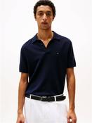 Essential Cotton Knitted Polo - Navy - S