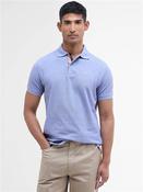 Tartan Pique Polo - Blue - S