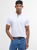 Tartan Pique Polo - White - S image