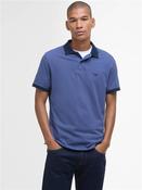 Lynmouth Tipped Polo - Blue - S image