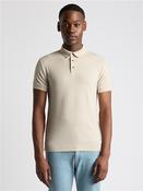 Basketweave Polo - Beige - M image