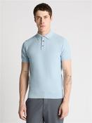 Knit Polo - Blue - S