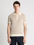 Knit Polo - Beige - S image