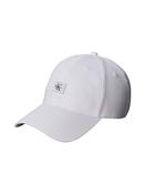 Monologo Woven Patch Cap - White image