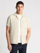 Paolo Waffle Resort Short Sleeve Shirt - Ecru - S