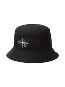 Monologo Embroidery Bucket Hat - Black image