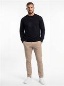 Stretch Jersey Logo Sweatshirt - Navy - M image